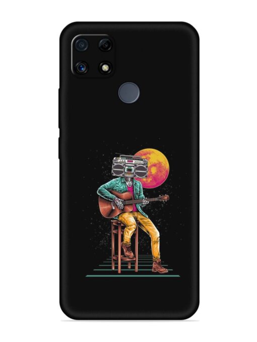 Minimalist Music Embossed Soft Silicone Case for Realme C25