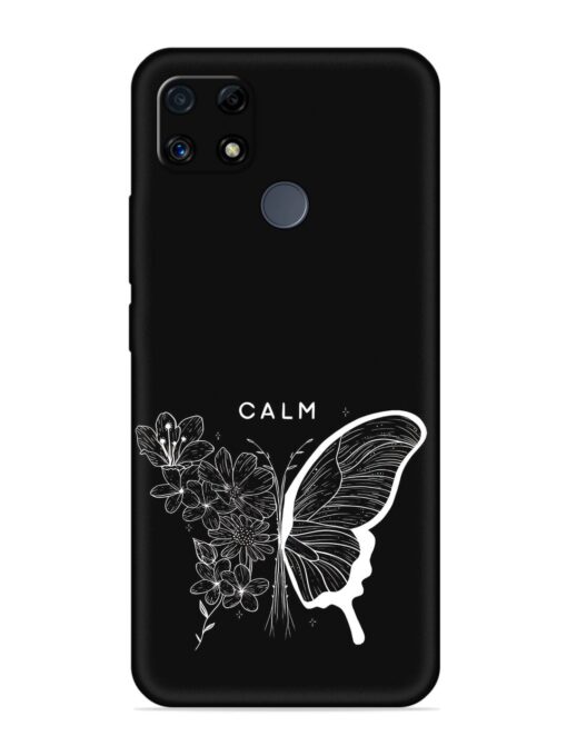 Calm Embossed Soft Silicone Case for Realme C25