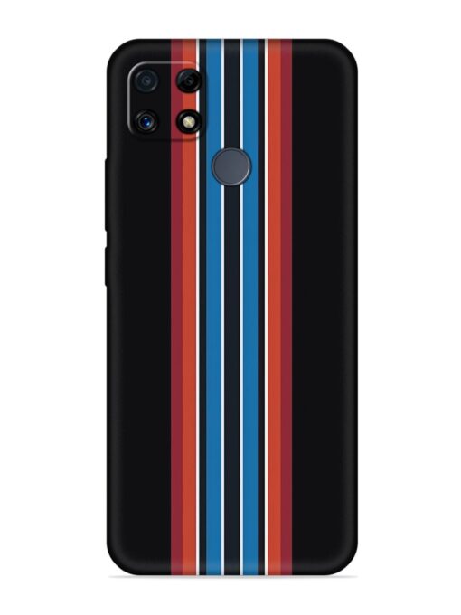 Vertical Strips Embossed Soft Silicone Case for Realme C25