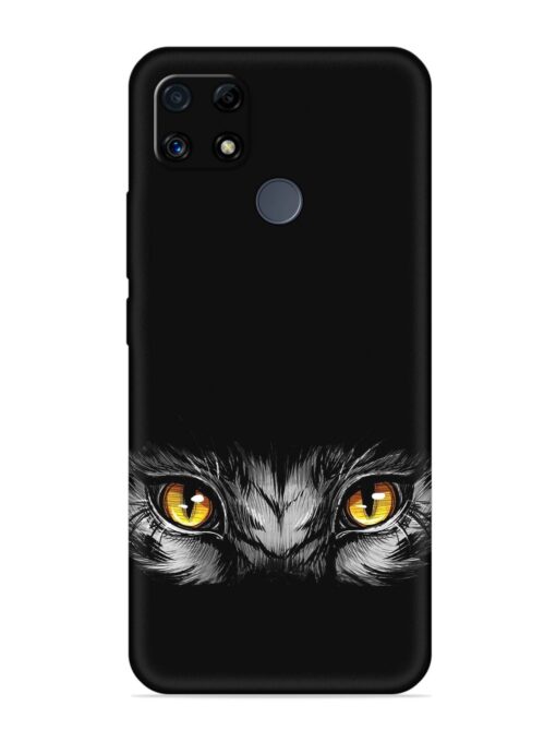 Scary Eye Embossed Soft Silicone Case for Realme C25