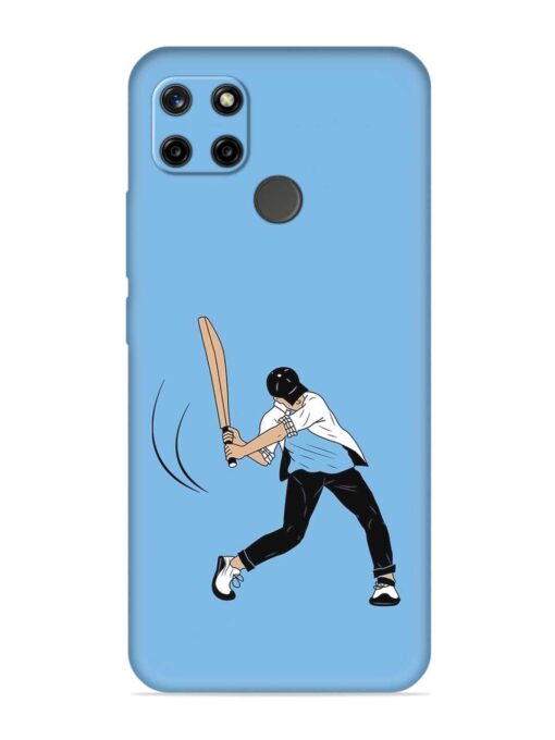 Cricket Gully Boy Embossed Soft Silicone Case for Realme C25Y