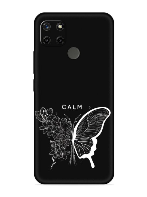 Calm Embossed Soft Silicone Case for Realme C25Y