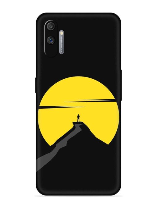 Black Ultra Vector Embossed Soft Silicone Case for Realme C3