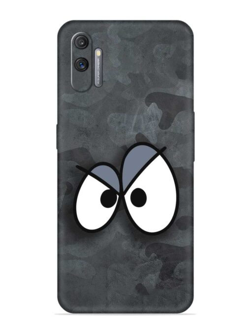 Big Eyes Night Mode Embossed Soft Silicone Case for Realme C3 Zapvi