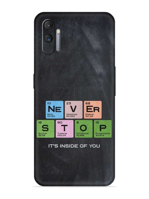 Never Stop It'S Inside Of You Embossed Soft Silicone Case for Realme C3