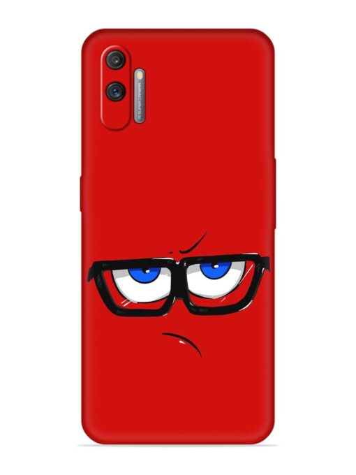 Rad Angry Face Embossed Soft Silicone Case for Realme C3 Zapvi