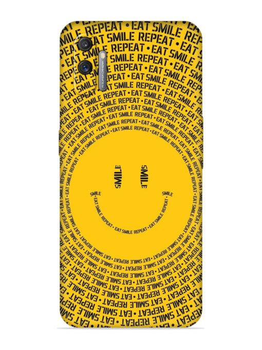 Smiley Embossed Soft Silicone Case for Realme C3