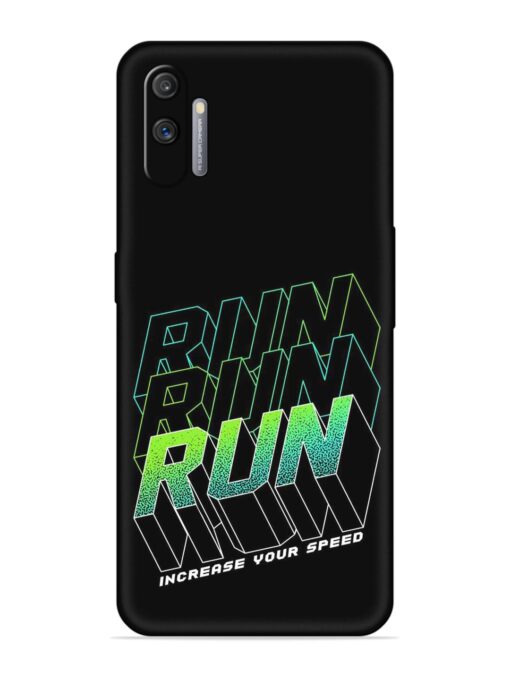 Run Embossed Soft Silicone Case for Realme C3