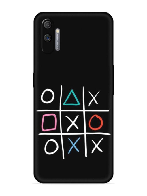 Super Neon Tic-Tac-Toe Embossed Soft Silicone Case for Realme C3