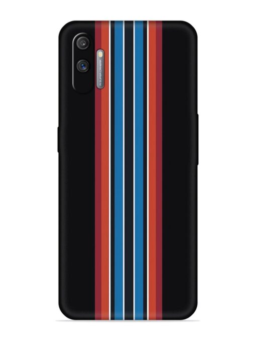 Vertical Strips Embossed Soft Silicone Case for Realme C3 Zapvi