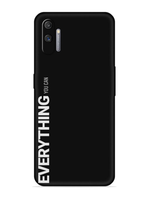 Everything You Can Embossed Soft Silicone Case for Realme C3 Zapvi