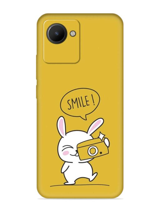 Hey Smile Please Embossed Soft Silicone Case for Realme C30