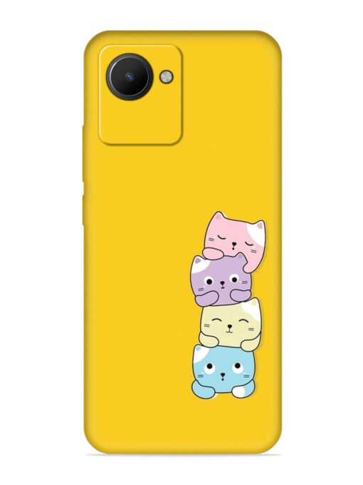 Cartoon Anime Embossed Soft Silicone Case for Realme C30