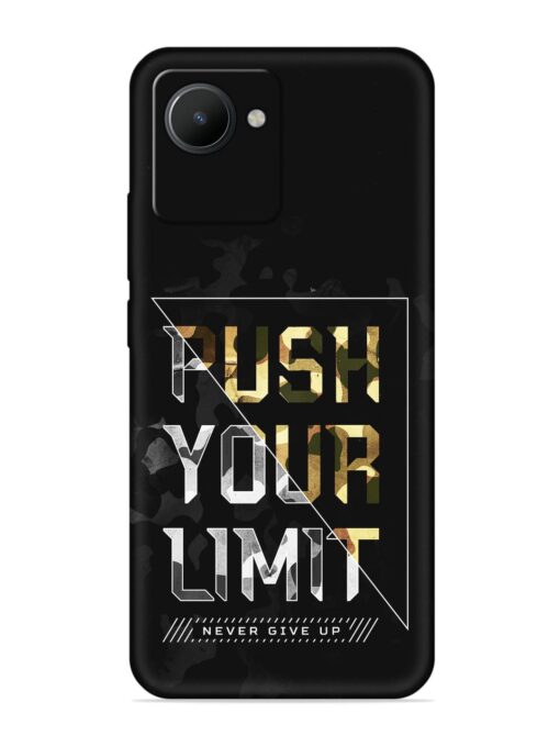 Push Your Limits Embossed Soft Silicone Case for Realme C30