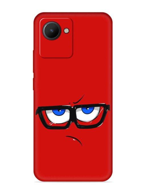 Rad Angry Face Embossed Soft Silicone Case for Realme C30