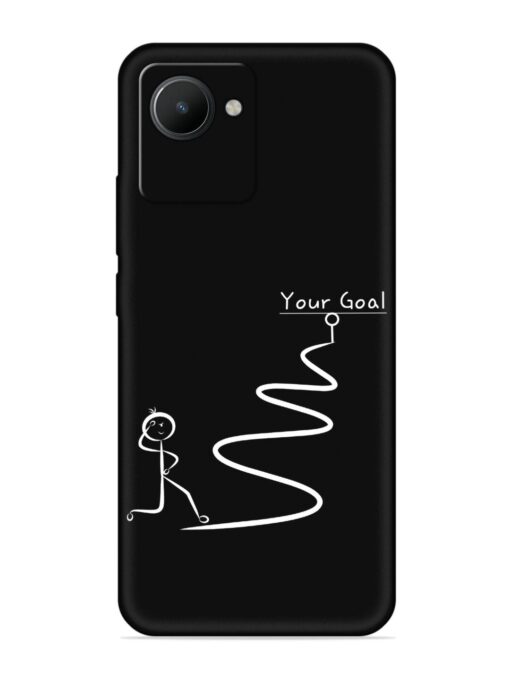 Your Goal Embossed Soft Silicone Case for Realme C30 Zapvi