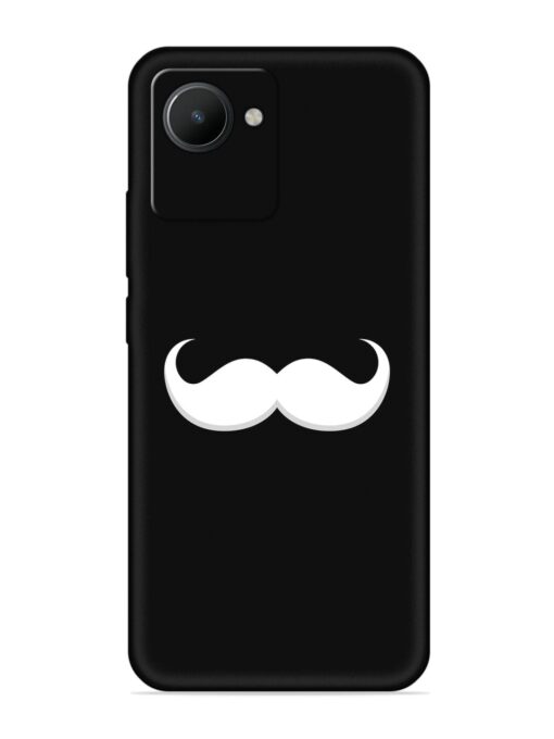 Mustache Vector Embossed Soft Silicone Case for Realme C30