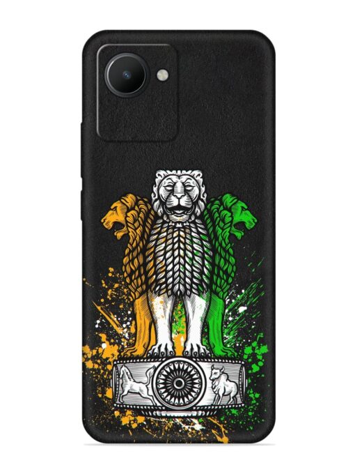 Pillars Of Ashoka Embossed Soft Silicone Case for Realme C30