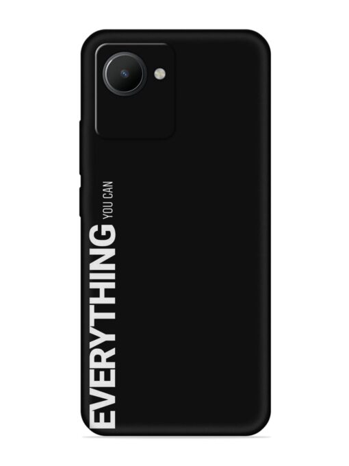 Everything You Can Embossed Soft Silicone Case for Realme C30