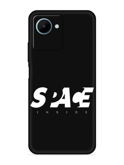 Space Typography Art Embossed Soft Silicone Case for Realme C30S Zapvi