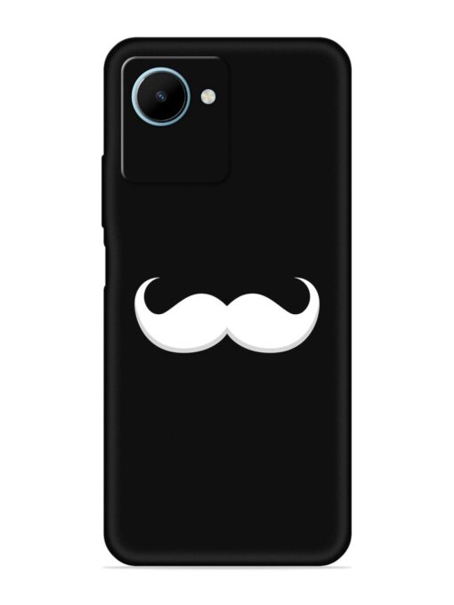 Mustache Vector Embossed Soft Silicone Case for Realme C30S