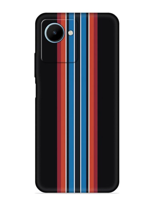 Vertical Strips Embossed Soft Silicone Case for Realme C30S