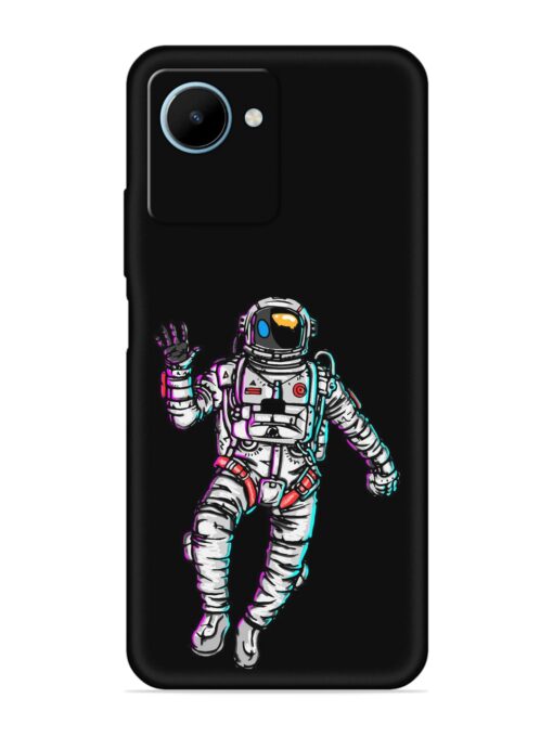 Spaceman Embossed Soft Silicone Case for Realme C30S Zapvi