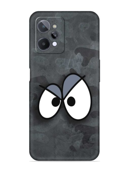 Big Eyes Night Mode Embossed Soft Silicone Case for Realme C31