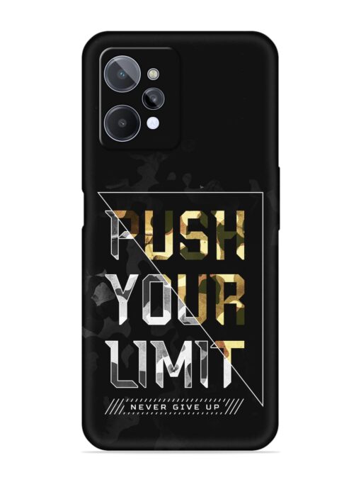 Push Your Limits Embossed Soft Silicone Case for Realme C31 Zapvi