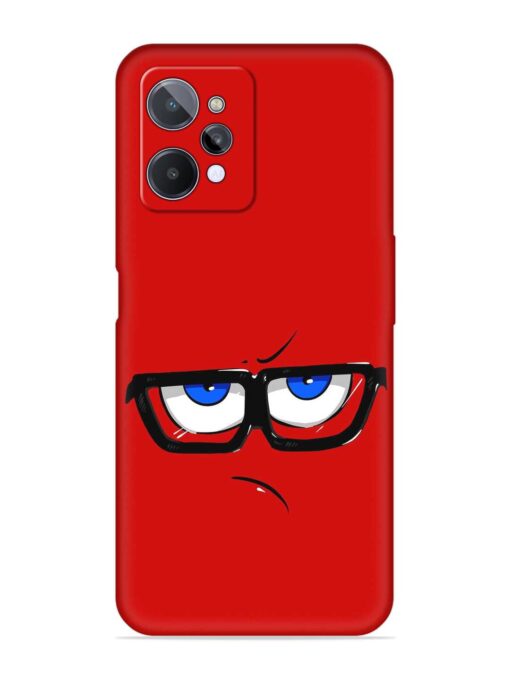 Rad Angry Face Embossed Soft Silicone Case for Realme C31