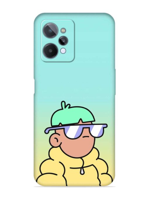 Doodles Cool Character Embossed Soft Silicone Case for Realme C31 Zapvi