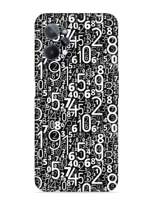 Many Numbers Different Embossed Soft Silicone Case for Realme C31