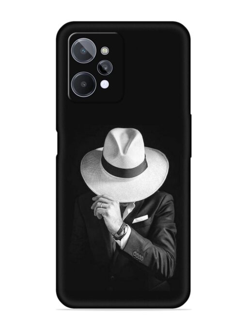 Men Under Hat Embossed Soft Silicone Case for Realme C31