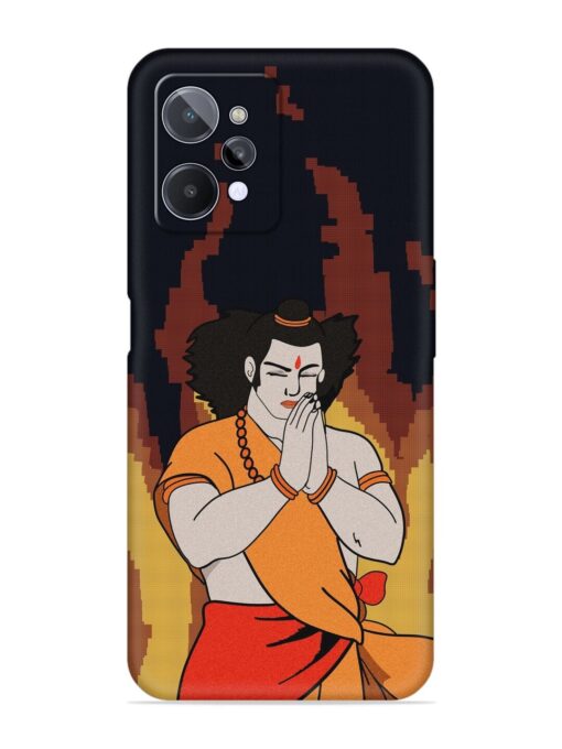 Shree Ram Vector Embossed Soft Silicone Case for Realme C31