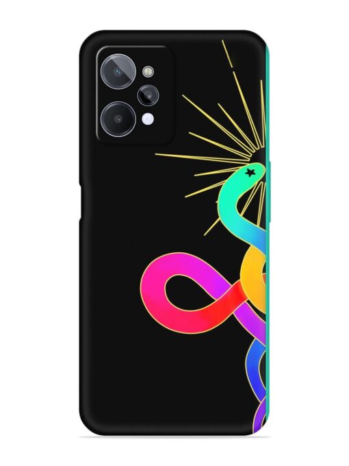 Art Geometric Abstraction Embossed Soft Silicone Case for Realme C31 Zapvi