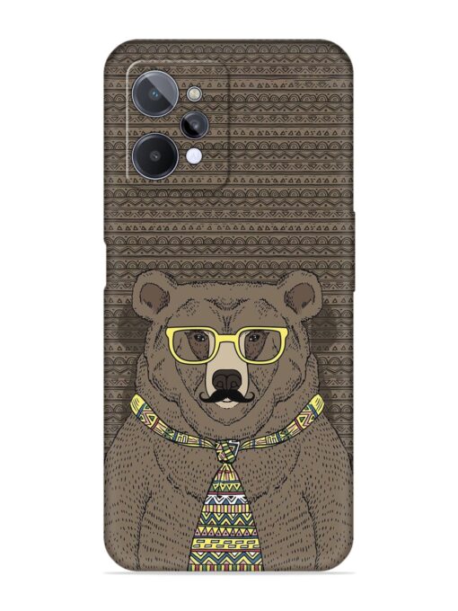 Grizzly Bear Embossed Soft Silicone Case for Realme C31