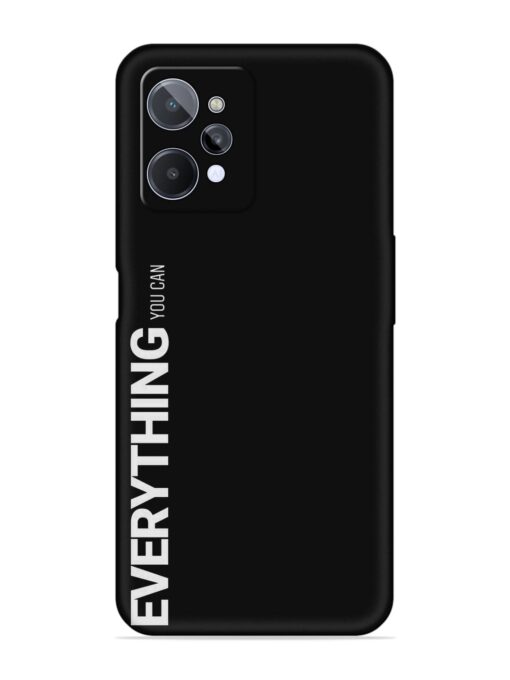 Everything You Can Embossed Soft Silicone Case for Realme C31 Zapvi