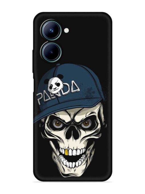 Panda Skull Embossed Soft Silicone Case for Realme C33 Zapvi