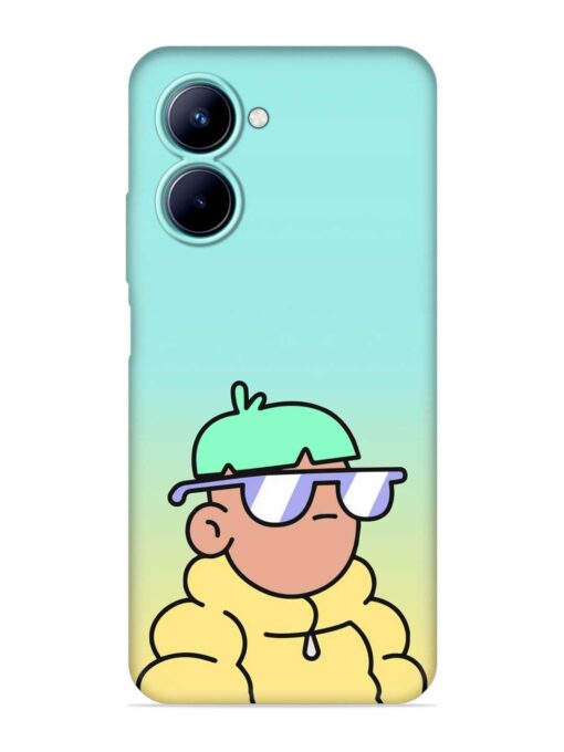 Doodles Cool Character Embossed Soft Silicone Case for Realme C33 Zapvi