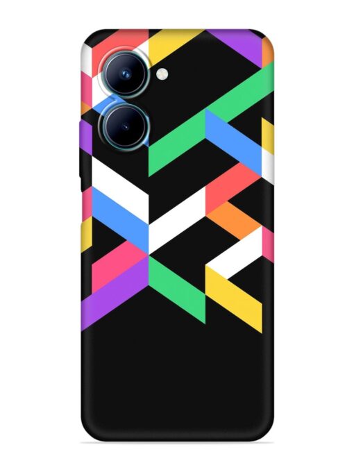 Colorshape Abstarct Embossed Soft Silicone Case for Realme C33