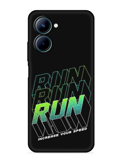 Run Embossed Soft Silicone Case for Realme C33 Zapvi