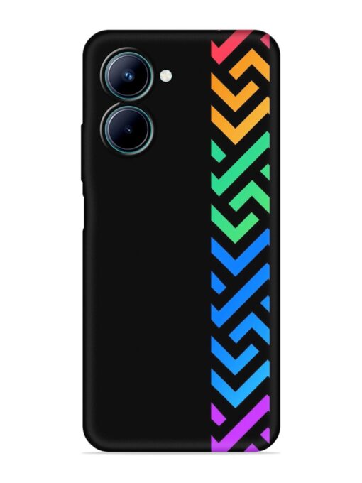 Colorshape Stripes Embossed Soft Silicone Case for Realme C33