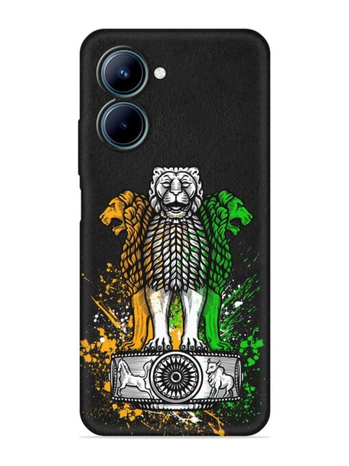 Pillars Of Ashoka Embossed Soft Silicone Case for Realme C33 Zapvi