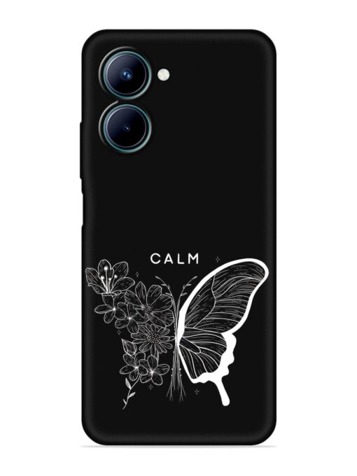 Calm Embossed Soft Silicone Case for Realme C33 Zapvi