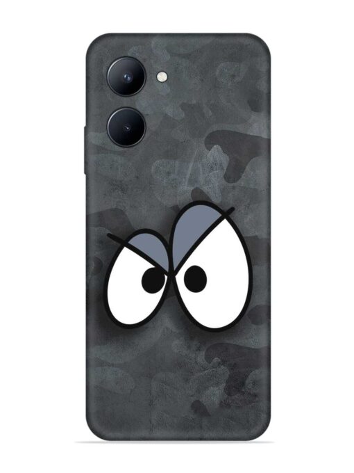 Big Eyes Night Mode Embossed Soft Silicone Case for Realme C33 (2023) Zapvi