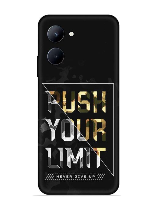 Push Your Limits Embossed Soft Silicone Case for Realme C33 (2023) Zapvi