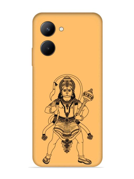 Indian God Hanuman Embossed Soft Silicone Case for Realme C33 (2023)