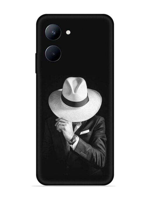 Men Under Hat Embossed Soft Silicone Case for Realme C33 (2023)