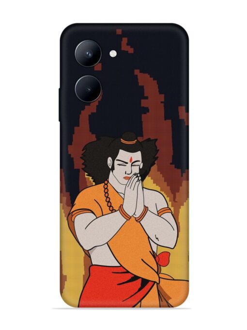 Shree Ram Vector Embossed Soft Silicone Case for Realme C33 (2023) Zapvi