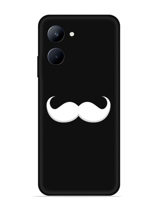 Mustache Vector Embossed Soft Silicone Case for Realme C33 (2023) Zapvi